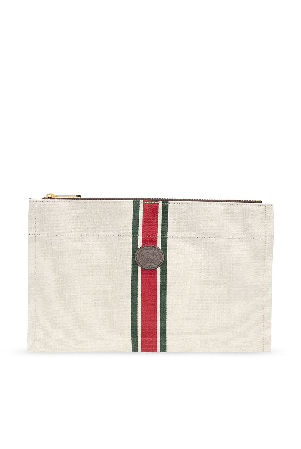 SchaferandweinerShops KR - Cream Pouch with Web stripe Gucci